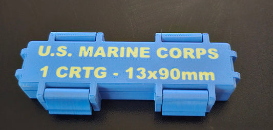 USMC Blue Tactical Gum Ration Box - 3D Printed Box