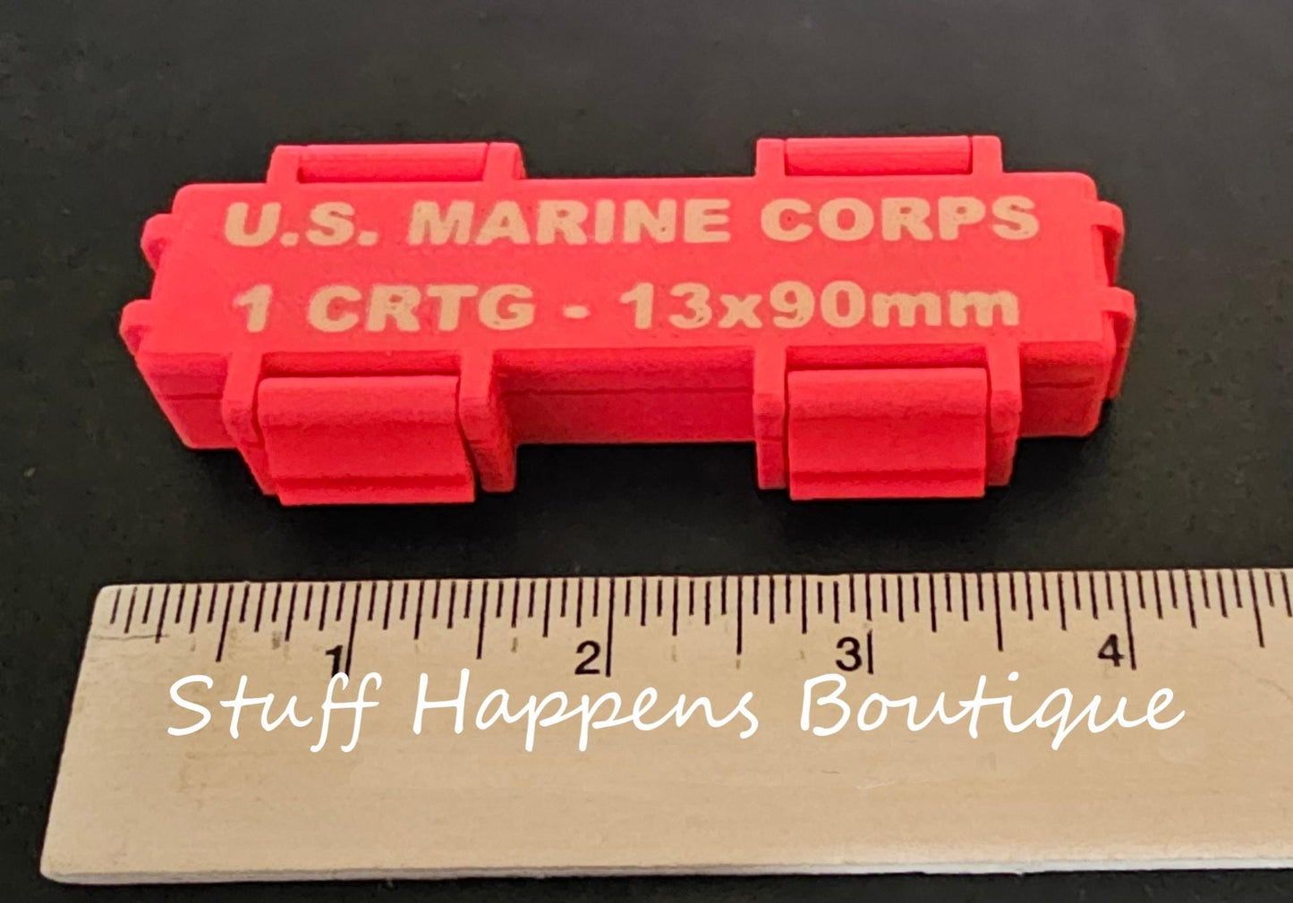 Red USMC Tactical Gum Ration Box - 3D Printed Box
