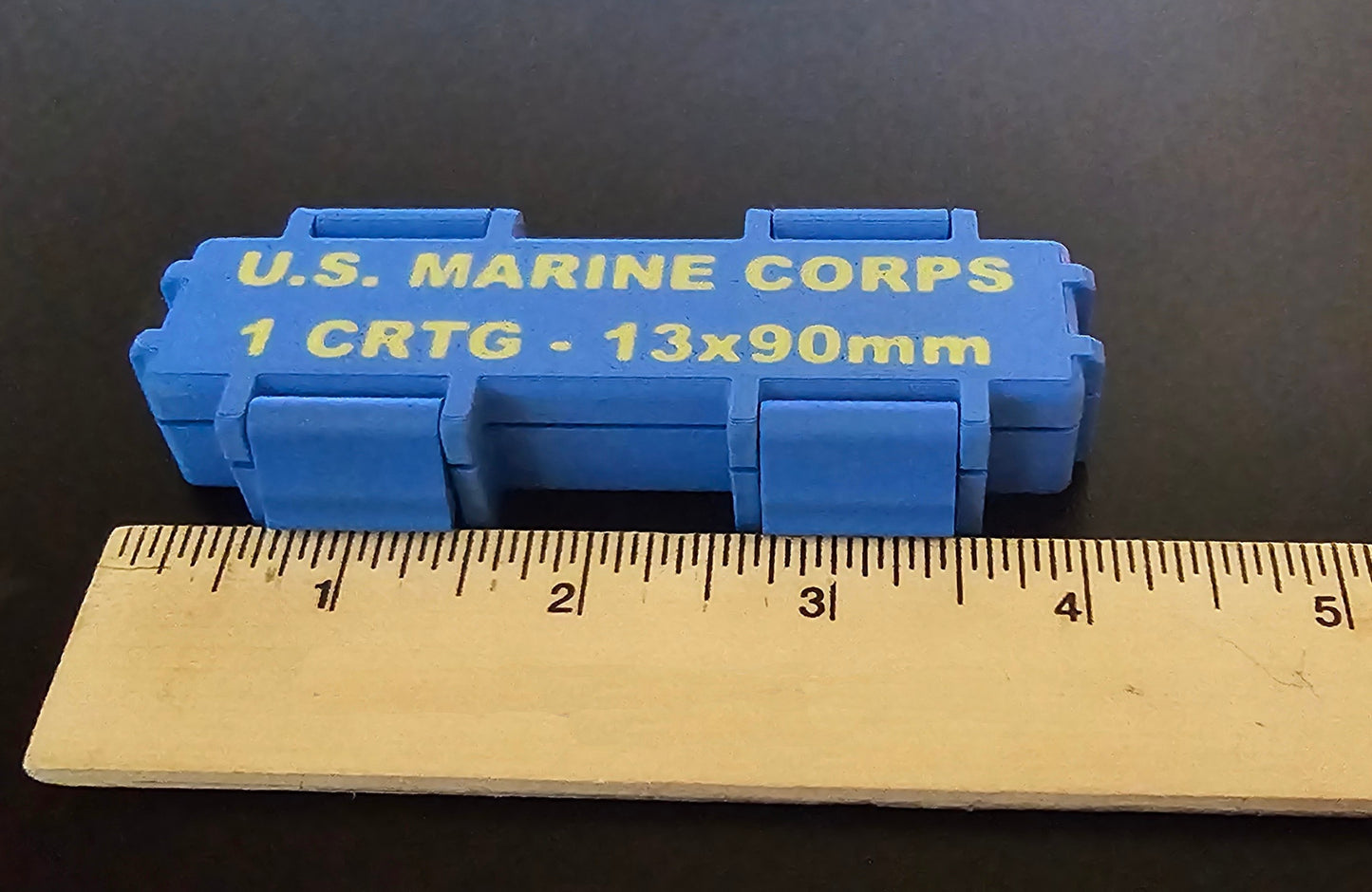 USMC Blue Tactical Gum Ration Box - 3D Printed Box