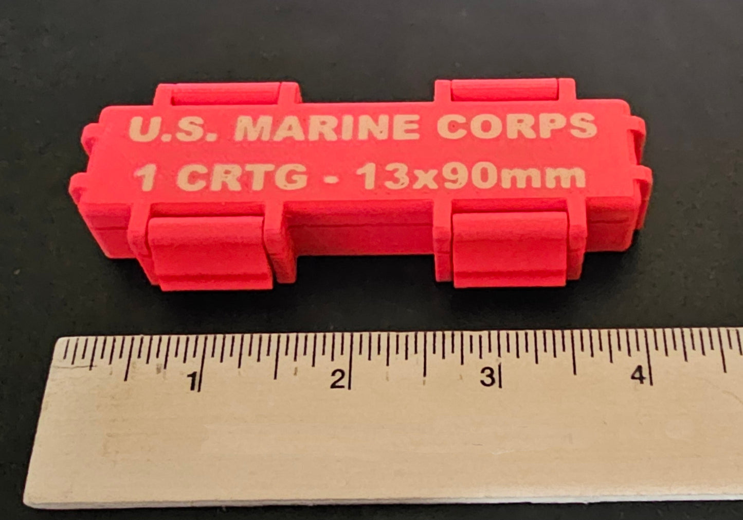 Red USMC Tactical Gum Ration Box - 3D Printed Box