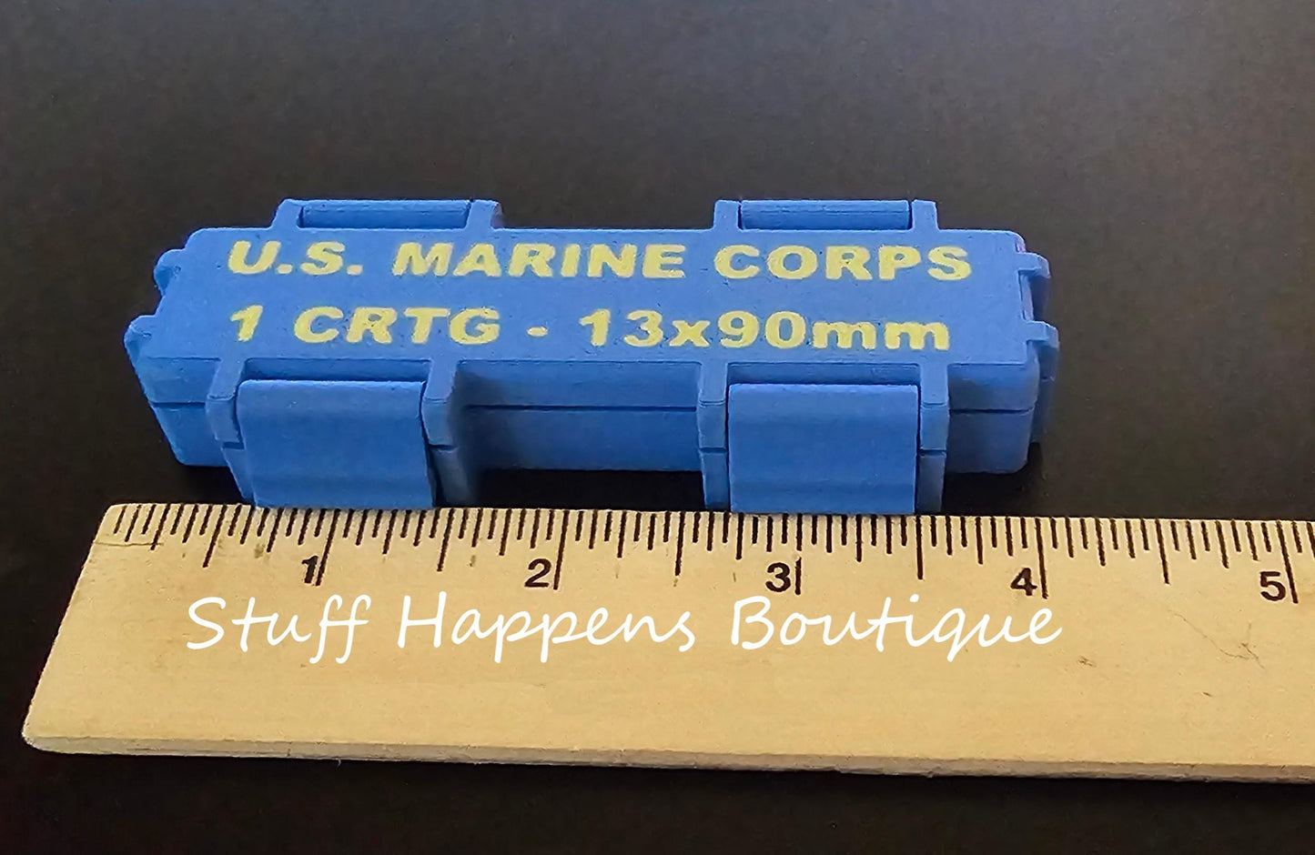 USMC Blue Tactical Gum Ration Box - 3D Printed Box