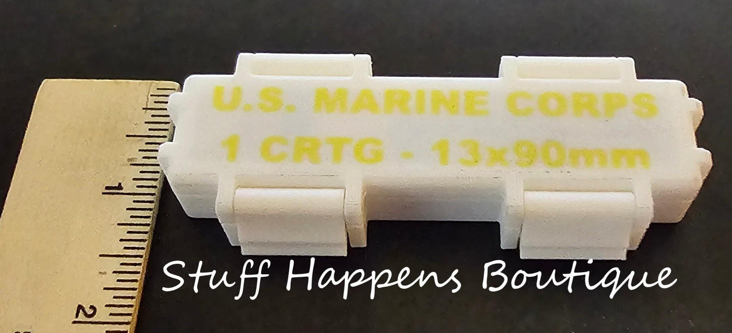 White USMC Tactical Gum Ration Box - 3D Printed Box
