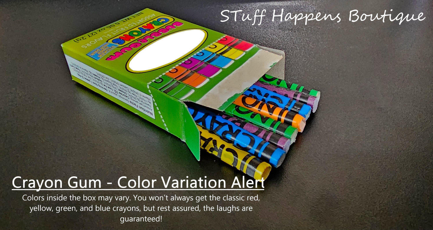 Marine Corps Tactical Ration Box - 3D Printed Box w/ Crayons OR Gum