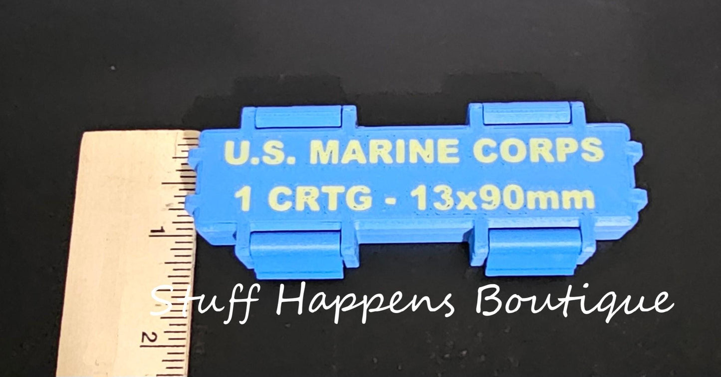 USMC Blue Tactical Gum Ration Box - 3D Printed Box