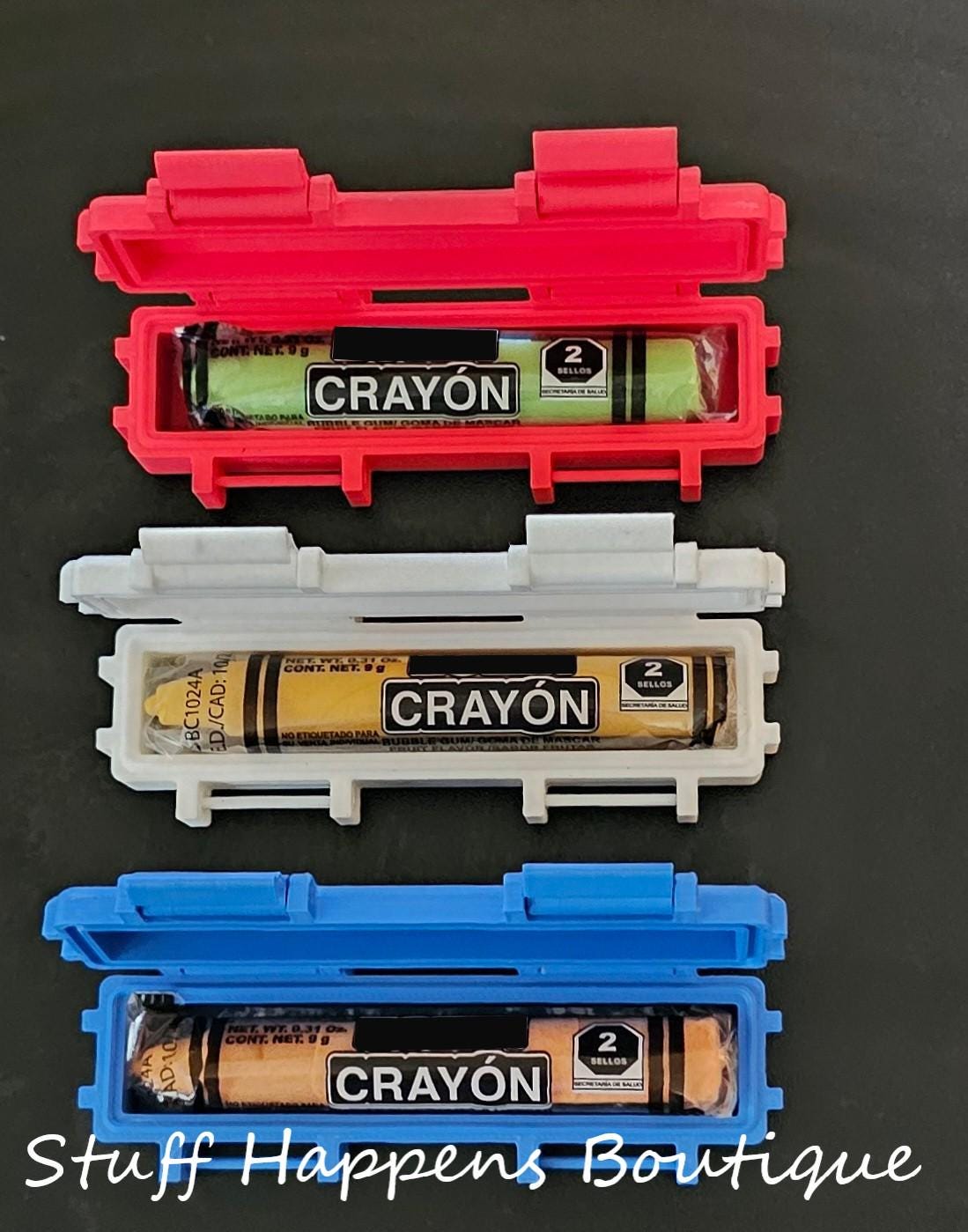 Red, White & Blue USMC Tactical Gum Ration Box Set – 3D Printed Crayon Gum Holders (Set of 3)