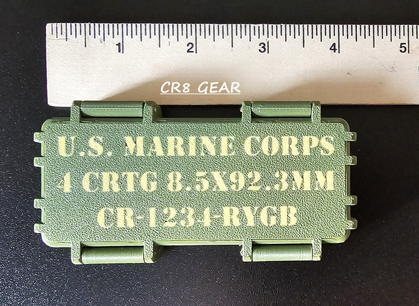 Customizable Marine Corps Tactical Ration Box - 3D Printed Box w/ Crayons