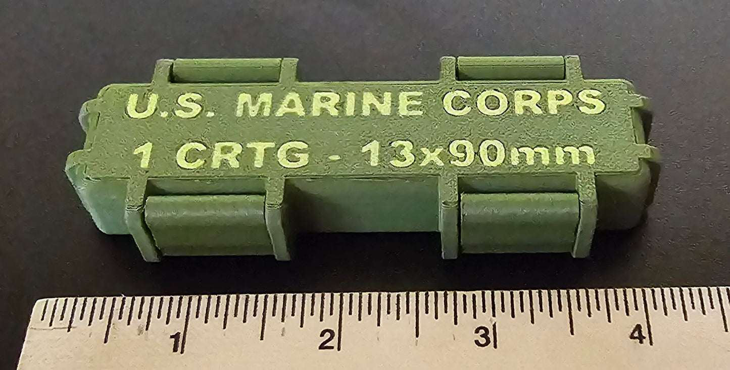 US Marine Corps Tactical Gum Ration Box - 3D Printed Box
