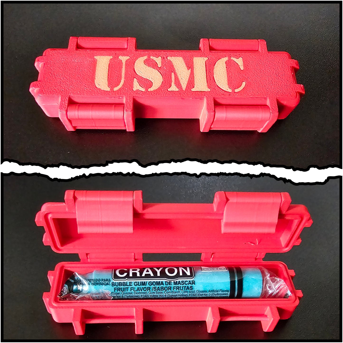 USMC Tactical Gum Ration Box - 3D Printed Box